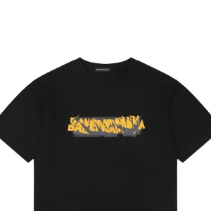 Balenciaga Distressed Logo Print T-Shirt18.jpeg