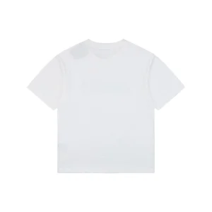Balenciaga Distressed Logo Print T-Shirt White Back view