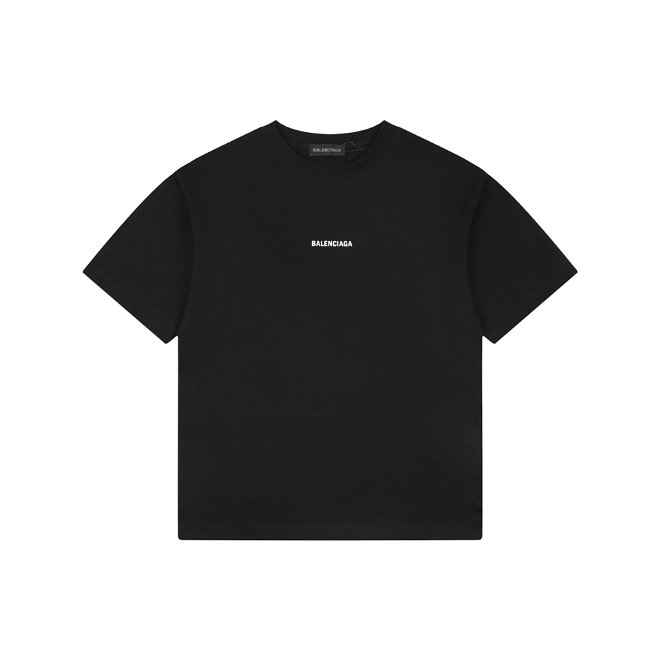 Balenciaga Front Minimal Back Logo T-Shirt Front view