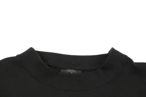 Balenciaga Lamborghini Small Logo Platinum Print T-Shirt Collar