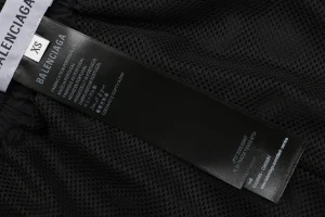 Balenciaga Minimal Logo Woven Shorts Wash label