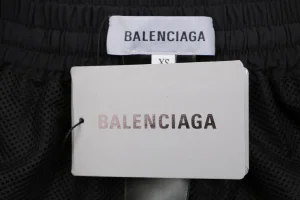 Balenciaga Minimal Logo Woven Shorts Brand label
