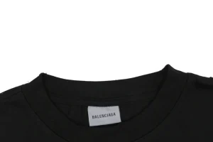 Balenciaga Shadow Cathedral Graphic T-Shirt Collar
