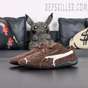 Balenciaga x Speedcat Suede 'Brown White'