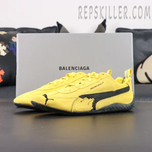 Balenciaga x Speedcat Suede 'Yellow Black'
