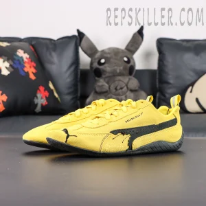Balenciaga x Speedcat Suede 'Yellow Black'