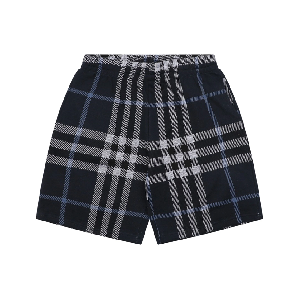 Burberry Check Jacquard Shorts Front view