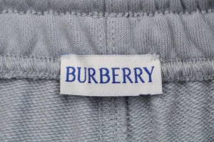 Burberry Equestrian Knight Logo Sweat Shorts Grey Brand label
