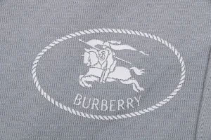 Burberry Equestrian Knight Logo Sweat Shorts Grey Brand Print