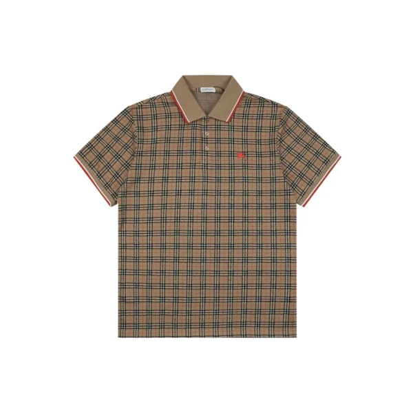 Burberry Vintage Check Jacquard Polo T-Shirt Front view