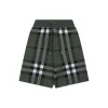 BBry Vintage Check Jacquard Shorts (Green/Brown)