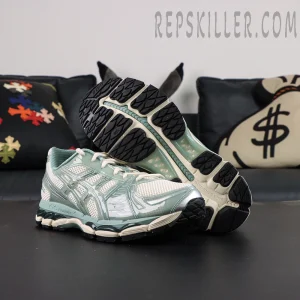 Kith x ASICS Gel Kayano 12.1 'Cream Sage'