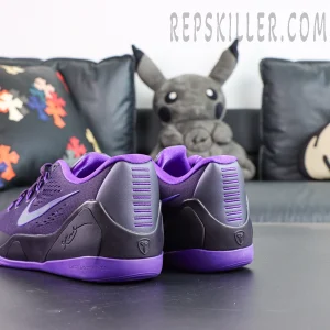 Kobe 9 EM Low Protro rear angle highlighting heel support structure