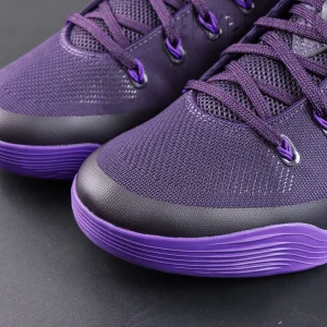 Kobe 9 EM Low Protro toe box detail with breathable mesh and overlays