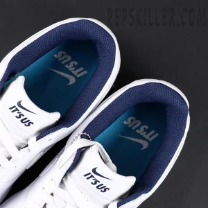 Air Force 1 inner detail featuring blue insole with ITS US branding