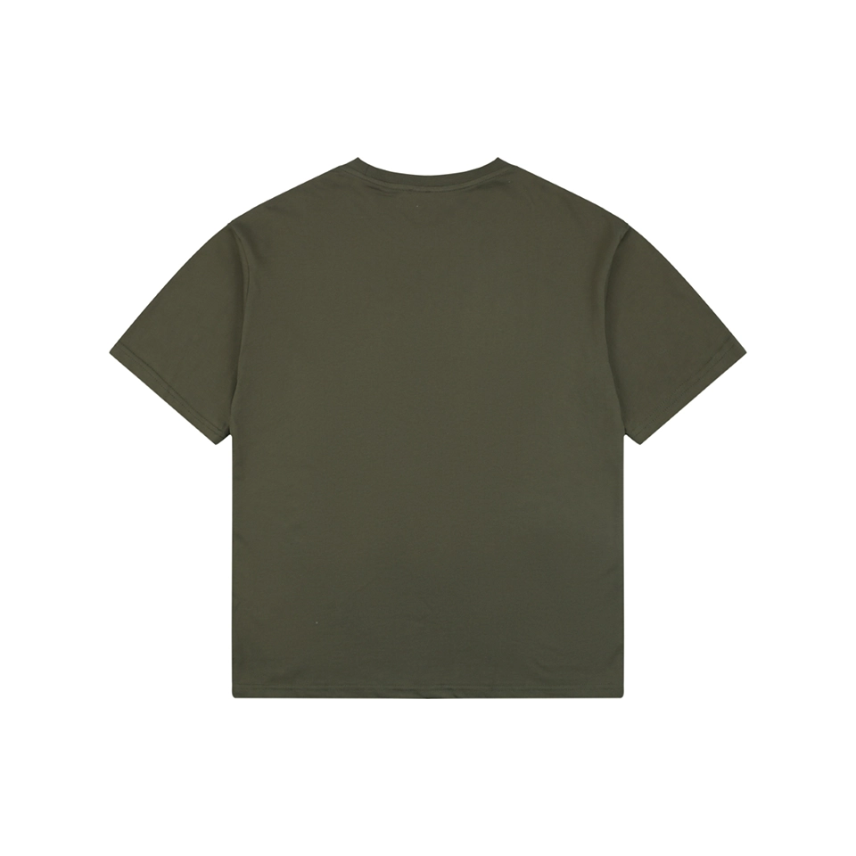 Loewe Anagram Embroidered T-Shirt Green Back view