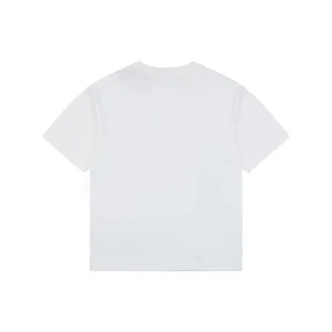 Loewe Contrast Anagram Embroidery Cotton T-Shirt White back view