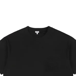 Loewe Embossed Anagram Cotton T-Shirt Black