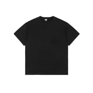 Loewe Embossed Anagram Cotton T-Shirt Black Front view