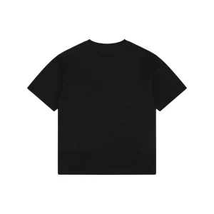 Loewe Frog Embroidered Anagram Cotton T-Shirt Black Back view