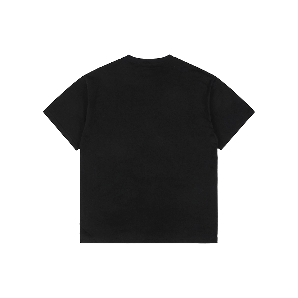 Loewe Gradient Anagram Faux Pocket Embroidered T-Shirt Black Back view