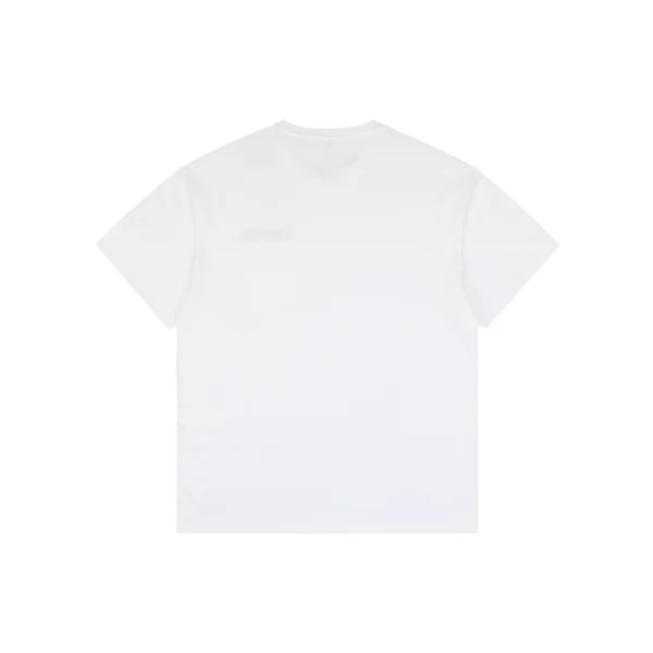 Loewe Logo Pocket Cotton T-Shirt White Back view