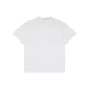 Loe Tonal Anagram Pocket Embroidered T-Shirt (White/Black)