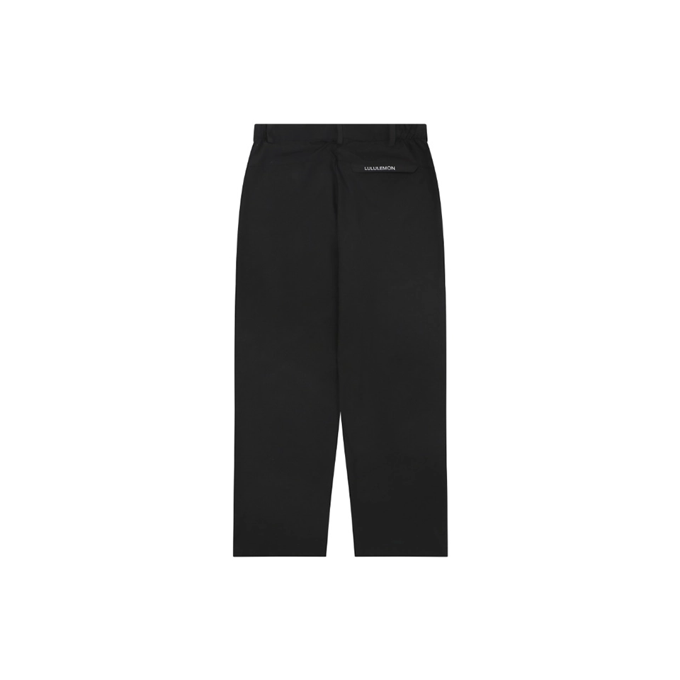 Lululemon Performance Quick-Dry Straight-Leg Pants Black Back view