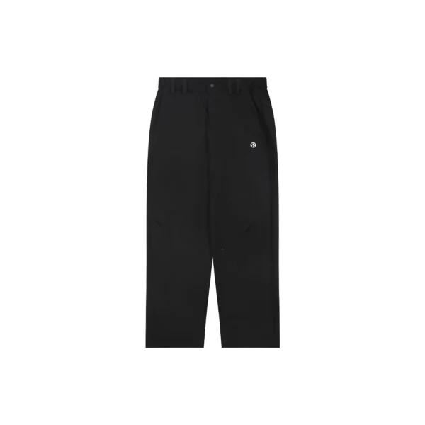 Lululemon Performance Quick-Dry Straight-Leg Pants Black Front view