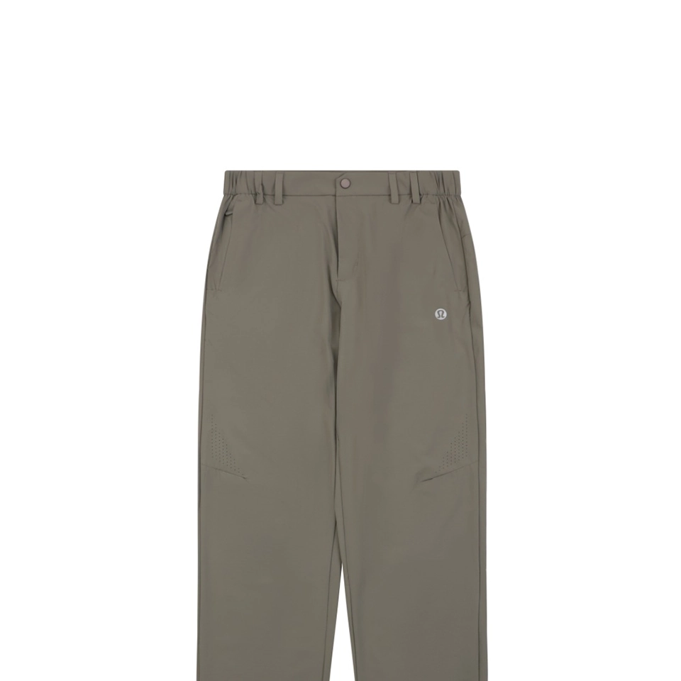 Lululemon Performance Quick-Dry Straight-Leg Pants Brown