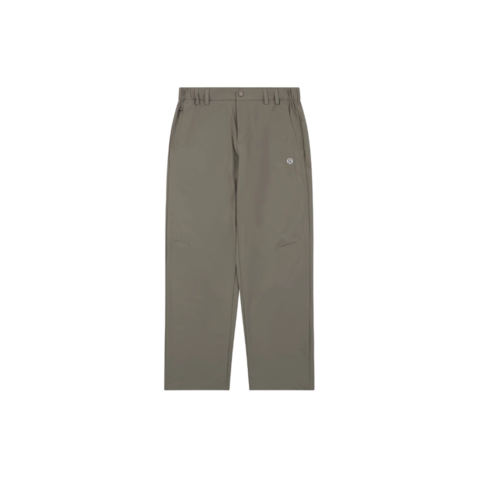 Lululemon Performance Quick-Dry Straight-Leg Pants Brown Front view