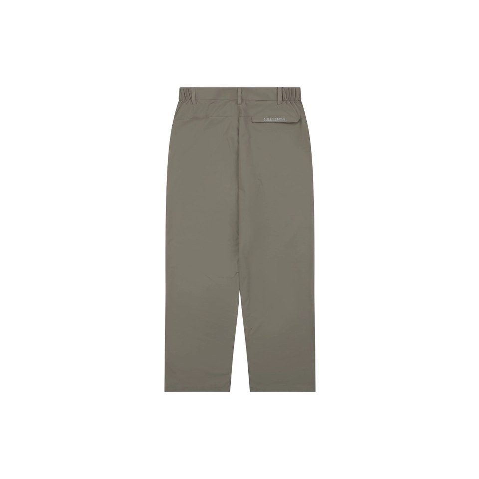 Lululemon Performance Quick-Dry Straight-Leg Pants Brown Back view