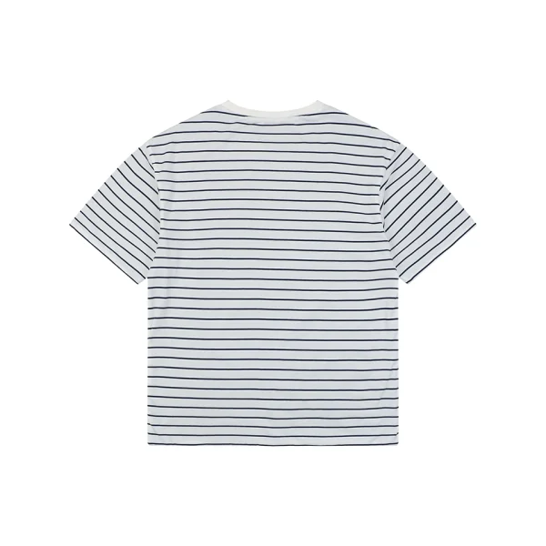 Miu Miu Reversible Striped Cotton T-Shirt Back view