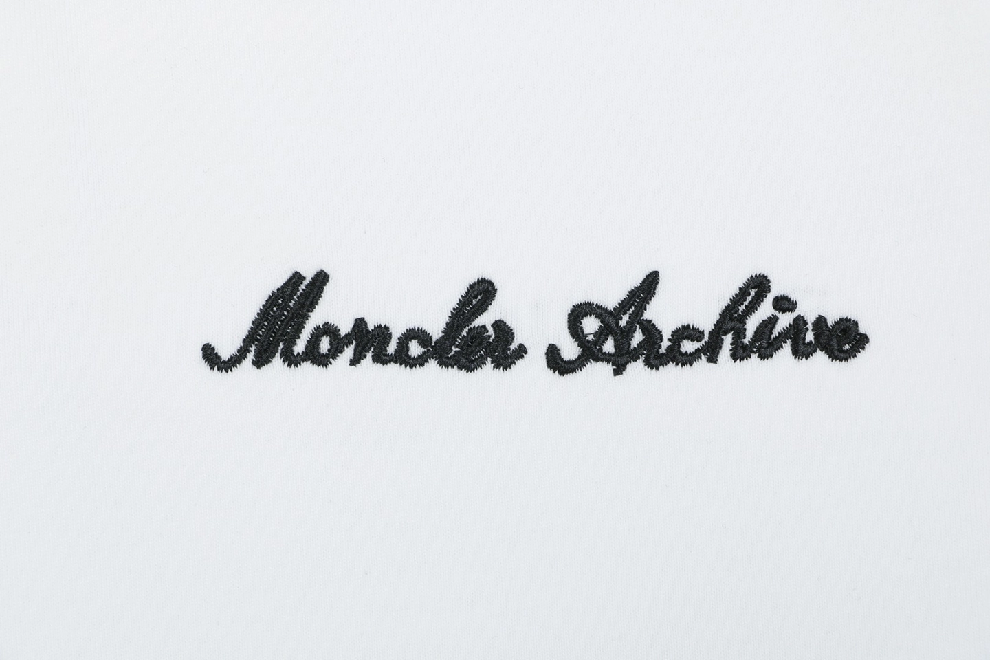 Moncler Archive Double-Layer Collar T-Shirt White Brand