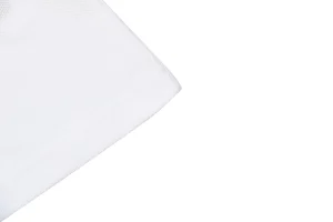 Moncler Contrast Collar Signature Embroidery Cotton Piqué Polo Shirt White