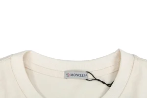 Moncler Grenoble Coordinates Logo T-Shirt Collar