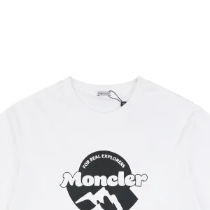 Moncler Mountain Logo Graphic T-Shirt