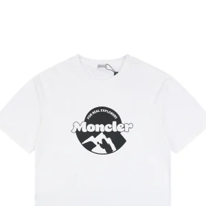 Moncler Mountain Logo Graphic T-Shirt