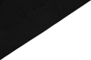 Moncler Outline Logo Cotton T-Shirt Black