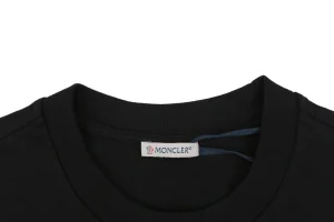Moncler Phantom Logo Cotton T-Shirt Collar