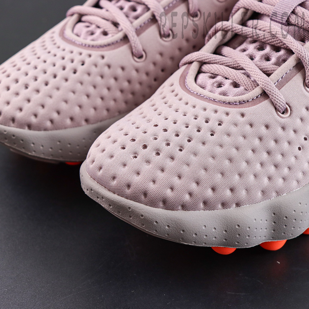 Nike Mind 002 Light Violet Ore toe box detail with perforated breathable upper