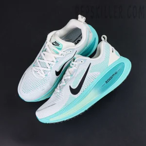 Nike Vomero 18 GS top view highlighting breathable knit upper and lacing system