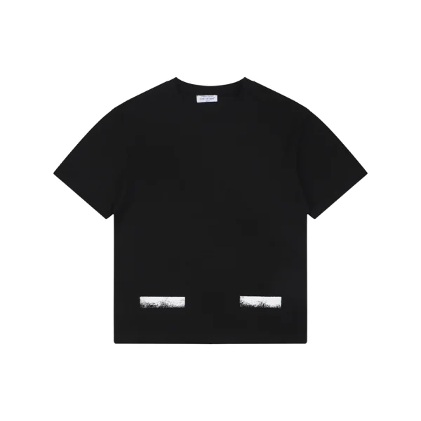 OFF-WHITE Spray Stripe Graphic T-Shirt Front view
