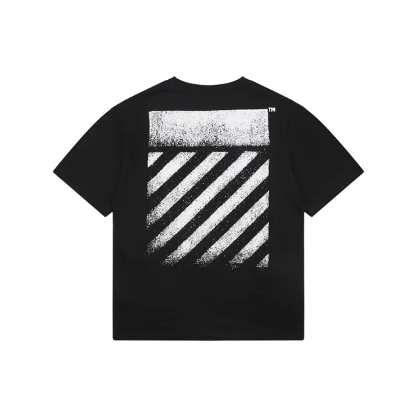 OFF-WHITE Spray Stripe Graphic T-Shirt Back view
