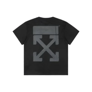 Off-White Arrow Graphic Black T-Shirt Back view