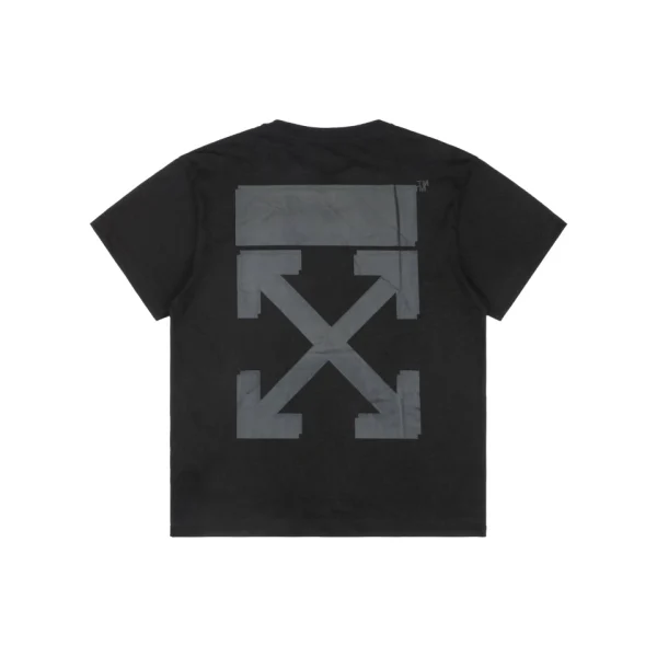 Off-White Arrow Graphic Black T-Shirt Back view