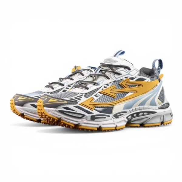 Off-White Be Right Back 'Grey Yellow Blue'