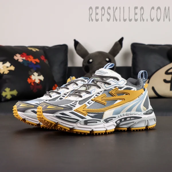 Off-White Be Right Back 'Grey Yellow Blue'