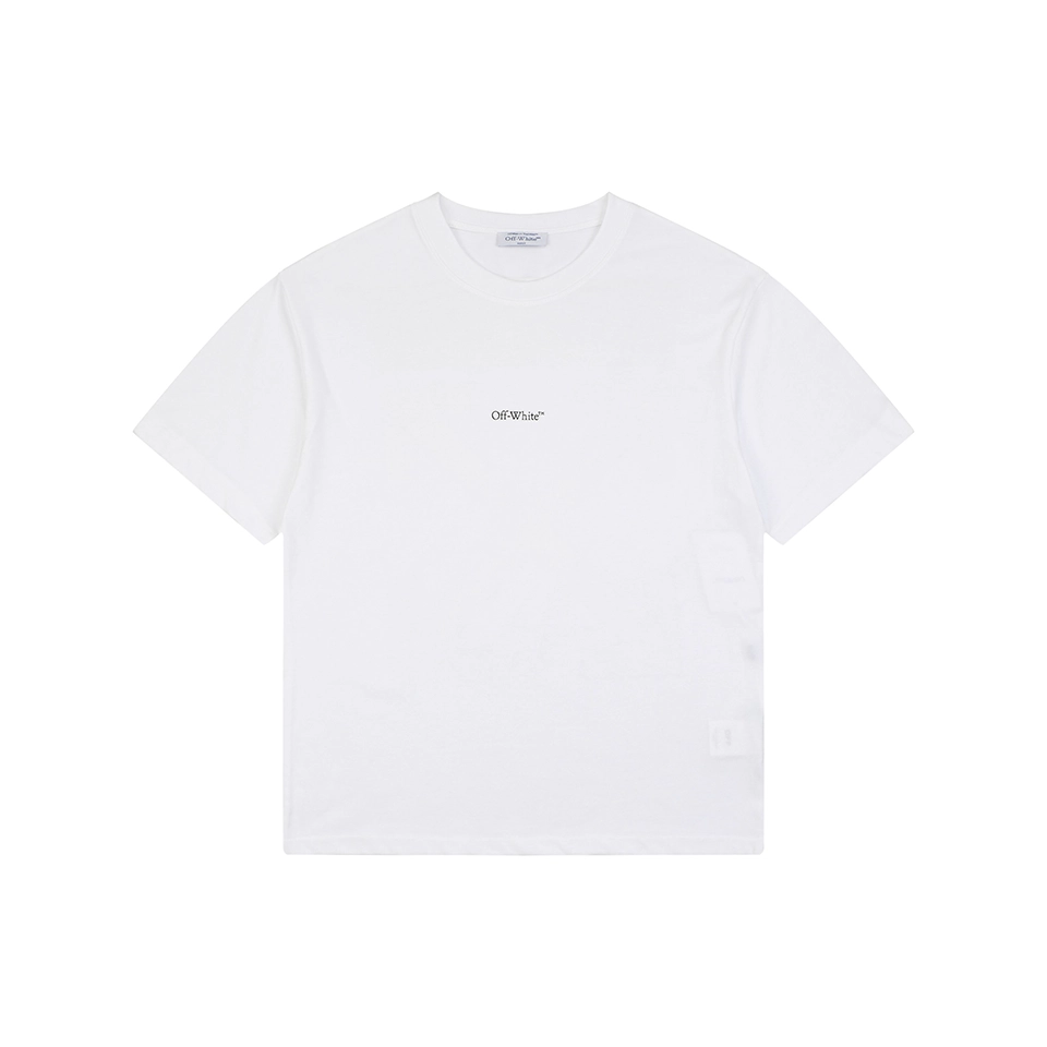 Off-White “Equestrian Arrow” Graphic T-Shirt White Front view