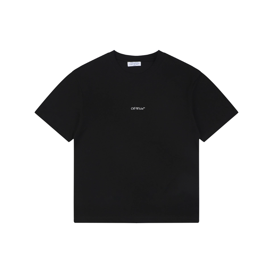 Off-White “Equestrian Arrow” Graphic T-Shirt Black Front view